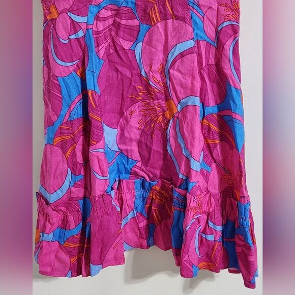 Tuckernuck X Cameran Eubanks Somberly Wild Azalea Mason Dress Size M - Picture 6 of 10